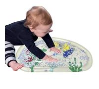 Easy Setup Tummy Time Mat, Inflatable Water Mat, Sensory Baby Toy with Safe and Leak Proof Design for Sensory and Motor Skill Development in Babies, 1 Piece