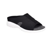 Easy Spirit womens Tine2 Slide Sandal, Black, 10 M US