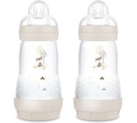 Easy Start Anti-Colic Baby Bottles,Newborn Bottles,94% Acceptance,80% Less Colic,Size 1 Teat,260 Ml,Solid Colour,2 Pack