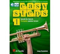 Easy steps 1 trompete (de) - schritt fur schritt trompete spielen lernen - recueil + audio online