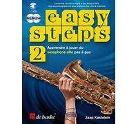 Easy Steps 2 - Apprendre à jouer du saxophone alto pas à pas - CD et enregistrements en ligne