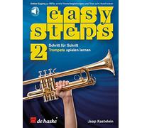 Easy steps 2 trompete (de) - schritt fur schritt trompete spielen lernen - recueil + audio online