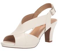 Easy Street Femme Christy Sandale à Talon, Blanc Opulenter Garten, 44 EU
