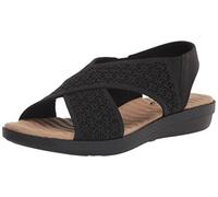 Easy Street Femme Claudia Sandale cale, Noir, 38 EU