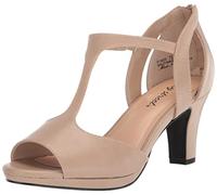Easy Street Femme Flash Heeled Sandal Talon, Nude nacré, 38 EU Large