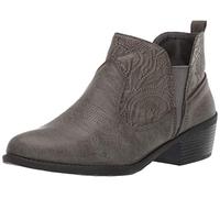 Easy Street Femme Légende Bottine, Gris, Gris gaufré, 38.5 EU Large
