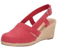 Easy Street Femme Sandales compensées Stargaze, Rouge Excursion Uni Getaway Solids, 38 EU X-Large