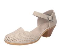 Easy Street Sandales à talons Justina pour femme, gris, pointure 8 X-large
