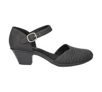 Easy Street Sandales à talons Justina pour femme, noir, pointure 9,5