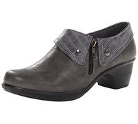 Easy Street Women's Darcy Boot Grey Crocodile/Gore, 7 2W US