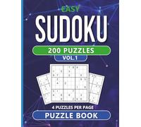 Easy Sudoku 200 Puzzles: Vol. 1