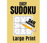Easy sudoku large print: 365+ Fun and Simple Sudoku Puzzles, Train Your Brain, Easy Reading | Perfect for Beginners, and Seniors 8.5 x 11 inch , 4 puzzles per page, Solutions included