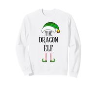 Easy The Dragon Elfe Costume de Noël Famille Groupe Noël Sweatshirt