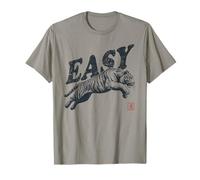 Easy Tiger Art Graphique Vintage Vieilli rétro T-Shirt