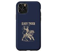 Easy Tiger - Cowgirl équitation en Toute Confiance avec Une Corde Coque pour iPhone 11 Pro