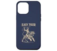 Easy Tiger - Cowgirl équitation en Toute Confiance avec Une Corde Coque pour iPhone 12 Pro Max