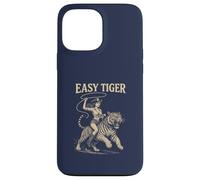 Easy Tiger - Cowgirl équitation en Toute Confiance avec Une Corde Coque pour iPhone 13 Pro Max