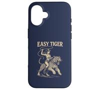 Easy Tiger - Cowgirl équitation en Toute Confiance avec Une Corde Coque pour iPhone 16