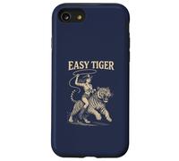 Easy Tiger - Cowgirl équitation en Toute Confiance avec Une Corde Coque pour iPhone SE (2020) / 7/8
