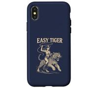 Easy Tiger - Cowgirl équitation en Toute Confiance avec Une Corde Coque pour iPhone X/XS