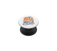 Easy Tiger Fun Dessiné à la Main Art Vintage Lovers Graphique Amoureux des Chats PopSockets PopGrip Adhésif
