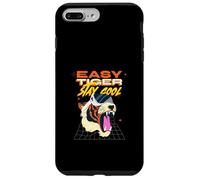 Easy Tiger Stay Cool (Relax Statement & Graphique Gamer des années 80) Coque pour iPhone 7 Plus/8 Plus