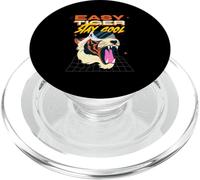 Easy Tiger Stay Cool (Relax Statement & Graphique Gamer des années 80) PopSockets PopGrip pour MagSafe