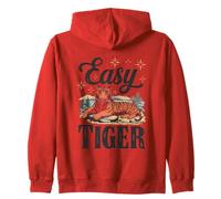 Easy Tiger Wildlife Calm Scène détaillée Sweat à Capuche