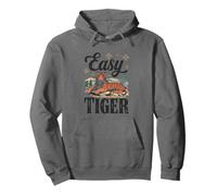 Easy Tiger Wildlife Calm Scène détaillée Sweat à Capuche