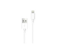 Easy To Go CABLE LIGHTNING 1M BLANC POUR IPHONE 14 / 14 PLUS / 14 PRO / 14 PRO MAX / 13 / 13 MINI / 13 PRO / 13 PRO MAX / 12 / 12 MINI / 12 PRO /12 PRO MAX/11/11 PRO/11 PRO MAX/ X / XS / XS MAX / XR /