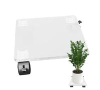 Easy to Install: With a full screw set included, setting up your plant stand with wheels is a breeze, no expert are required. Plus, its compact design lets you stow it away effortlessly}