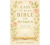 Easy to Read Bible for Women: Clear Scripture with Devotions, Prayers, and Study Helps for Her