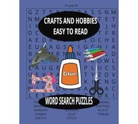 EASY TO READ - CRAFTS AND HOBBIES: WORD SEARCH PUZZLES