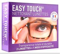 Easy Touch Nettoyant Lunettes 2 Lingettes + 1 Microfibre