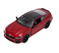 Easy Toys Modèle de Voiture Compatible avec BMW M8 Competition Coupé. Voiture Jouet à l’échelle avec Portes Qui s’ouvrent. Modélisation Automobile. (Rouge)