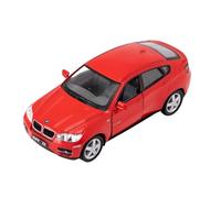 Easy Toys Modèle de Voiture Compatible avec BMW X6 - Voiture Jouet à l’échelle avec Portes Qui s’ouvrent - Modélisation Automobile. (Rouge)