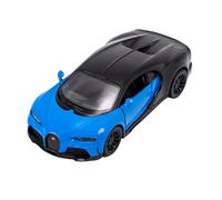 Easy Toys Modèle de Voiture Compatible avec Bugatti Chiron Supersport. Voiture Jouet à l'échelle avec Portes Ouvertes. Modélisme Automobile. (Chiron Bleu)