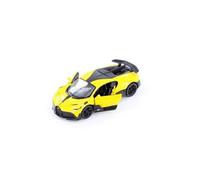 Easy Toys Modèle de Voiture Compatible avec Bugatti Divo. Voiture Jouet à l’échelle avec Portes Qui s’ouvrent. Modélisation Automobile. (Jaune)