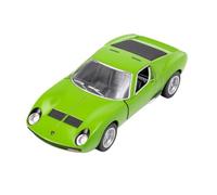 Easy Toys Modèle de Voiture Compatible avec Lamborghini Miura P400 SV. Voiture Jouet à l’échelle avec Portes Qui s’ouvrent. Modélisation Automobile. (Vert)
