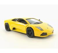 Easy Toys Modèle de Voiture Compatible avec Lamborghini Murcielago. Voiture Jouet à l’échelle avec Portes Qui s’ouvrent. Modélisation Automobile. (LP 640 Jaune)