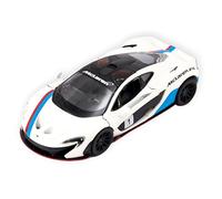 Easy Toys Modèle de voiture compatible avec McLaren P1 Gara - Voiture jouet à l'échelle avec portes ouvertes - Modélisme automobile (Blanc)