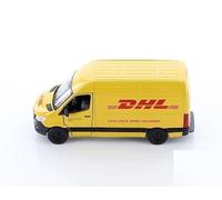 Easy Toys Modèle de voiture compatible avec Mercedes Sprinter DHL. Van Jouet en échelle avec portes ouvertes.