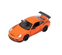Easy Toys Modèle de Voiture Compatible avec Porsche 911 GT3. Voiture Jouet à l’échelle avec Portes Qui s’ouvrent. Modélisation Automobile. (997 Orange)