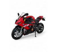 Easy Toys Modèle moto compatible avec BMW S 1000 RR - Modèles moto à l'échelle 1:12 avec béquille - modèle kit jouet - modélisme statique de collection (rouge)