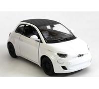 Easy Toys Modèle réduit de Voiture Compatible avec la Fiat 500e. Voiture Miniature à l'échelle avec Portes ouvrantes. Modélisme Automobile. (500 Blanc)