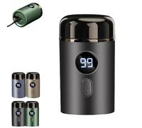 Easy Trim Pro 2.0, Easy Trim Rasierer, Mini rasoir électrique pour hommes, mini rasoir pour zones intimes, lavable, sans fil, USB, pour voyage, humide et sec, pour hommes et femmes (Noir)