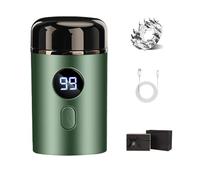 Easy Trim Pro 2.0, Ipx7 Easy Trim Razor for Wet and Dry, Men Portable Mini Electric Shaver with Led Display for Face (4PCS)