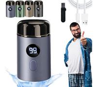 Easy Trim Pro Rasoir 2.0, Mini Rasoir éLectrique Pour Hommes Pour Zones Intimes, Rasoir éTanche Rechargeable Par Usb, Pour Hommes Et Femmes (Bleu)