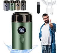 Easy Trim Pro Rasoir 2.0, Mini Rasoir éLectrique Pour Hommes Pour Zones Intimes, Rasoir éTanche Rechargeable Par Usb, Pour Hommes Et Femmes (Vert)