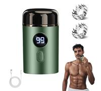 Easy Trim Rasierer, Easy Trim Pro 2.0, Tondeuse Partie Intime Homme, Mini Rasoir Electrique Homme, Utilisation Humide Et Sèche, Avec Affichage LED, Pour Hommes Et Femmes (Vert)